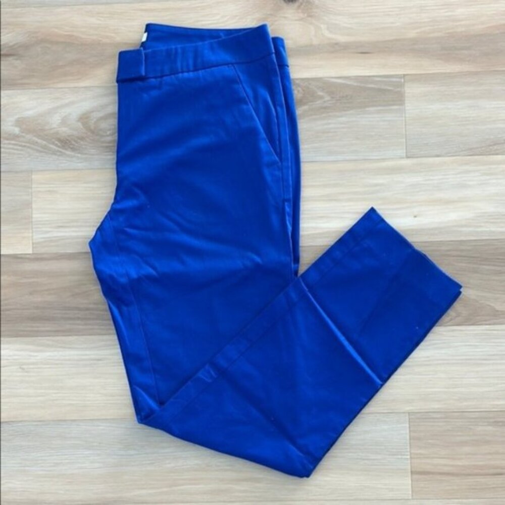 New York & Company Blue Chinos with Smooth Finish